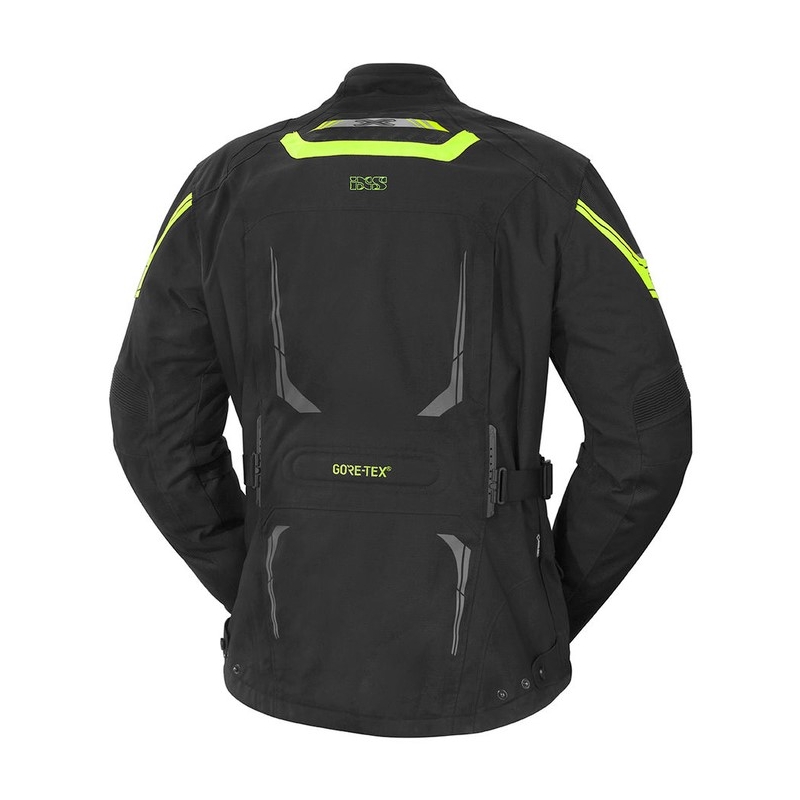 Bunda na motorku iXS Montgomery černo-fluo žlutá