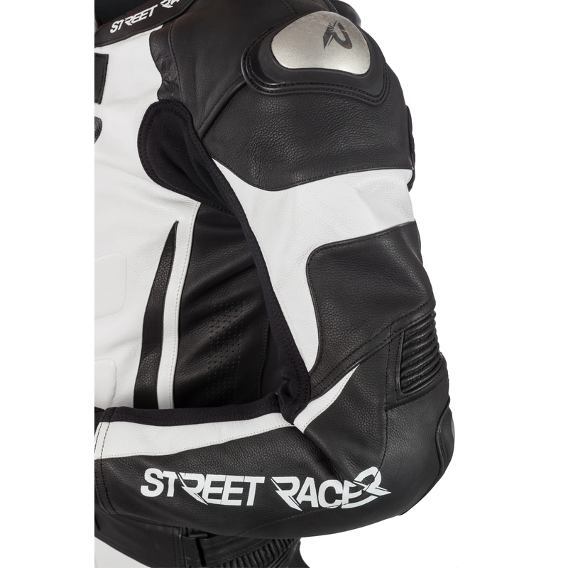Pánská bunda Street Racer Fasttrack černo-bílá výprodej