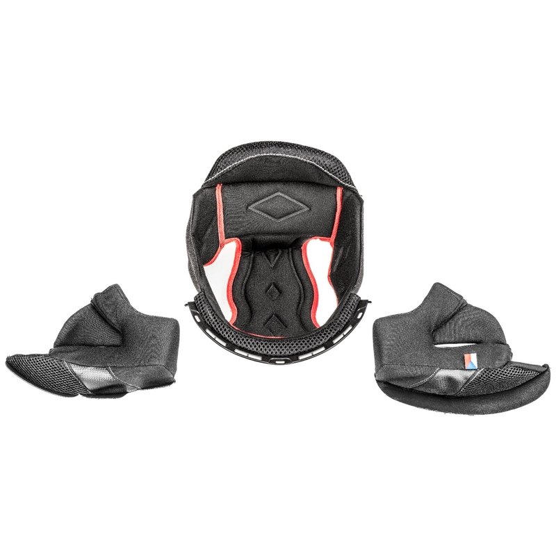 Almohadillas para mejillas y gorro para cascos Cassida Tour 1.1, color negro