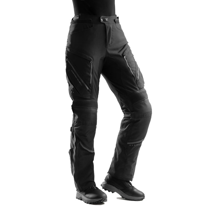Pantalones de moto largos para mujer Rebelhorn Hardy 3.0 negros