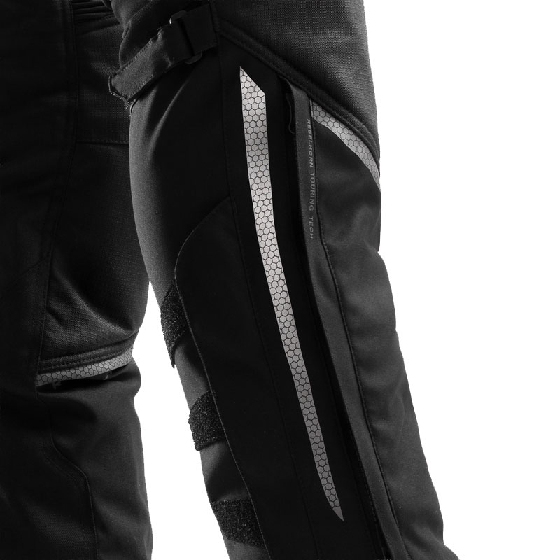 Pantalones de moto largos para mujer Rebelhorn Hardy 3.0 negros