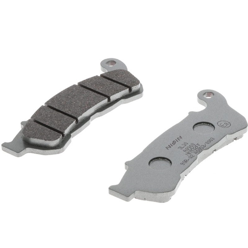 Pastillas de freno NISSIN compuesto semimetálico 118x45,2x9,1 mm 2 uds