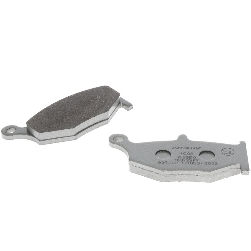 Pastillas de freno NISSIN compuesto semimetálico 89,2x40,6x10 mm 2 uds