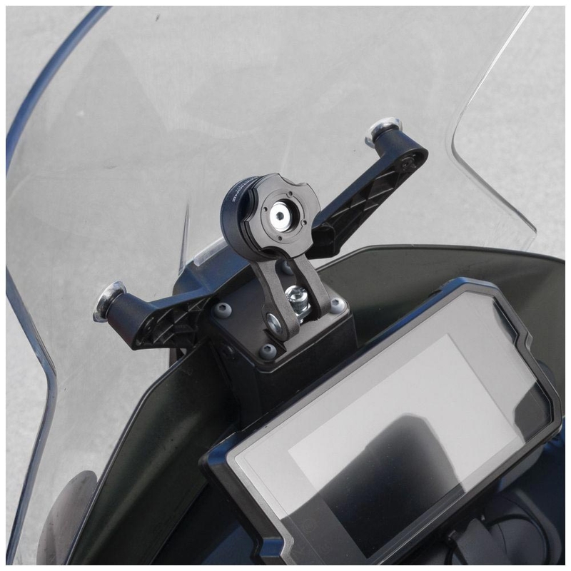 Soporte para interfono sistema QUIKLOX AMPS negro