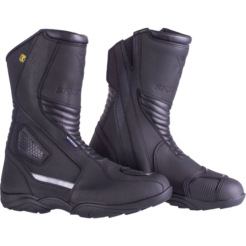 Botas de moto Street Racer Mevric negras 2 - II. calidad