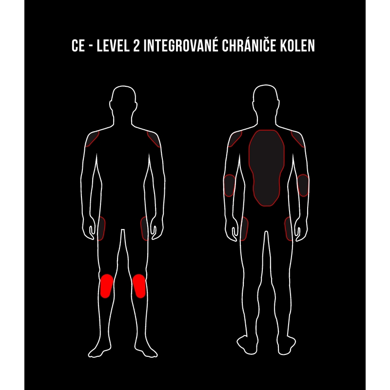 Dámské kalhoty Street Racer Kiara černo-bílo-fluo růžové výprodej