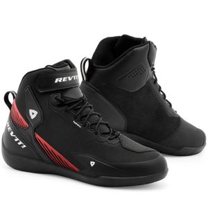 Botas de moto Revit G-Force 2 H2O negro-rojo fluo