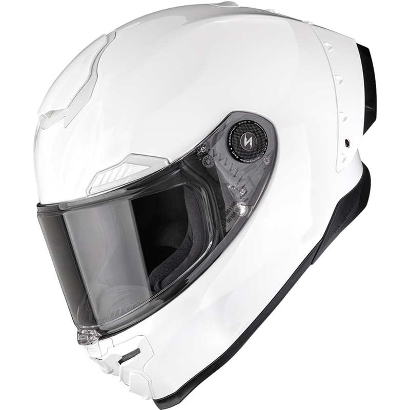 Casco integral de moto Scorpion EXO-RACE Air Solid FIM2 blanco
