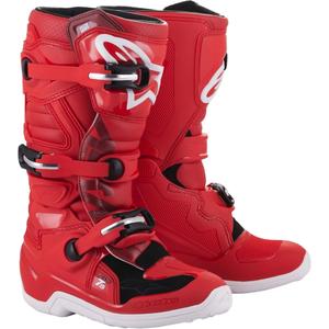Botas de moto para niños Alpinestars Tech 7 S rojas