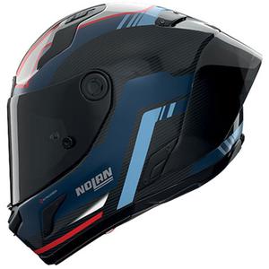 Casco integral de moto Nolan X-804 RS Piega 366 negro brillante-azul-blanco-rojo