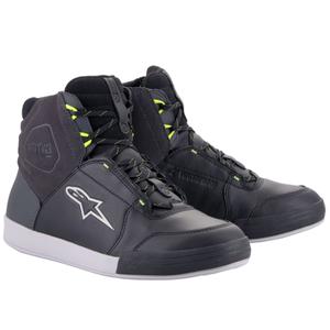 Botas de moto Alpinestars Chrome Drystar Negro-Gris-Amarillo Flúo