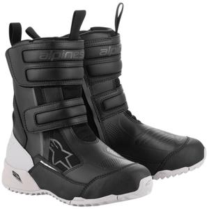 Botas de moto para mujer Alpinestars Stella RT-7 Drystar en blanco y negro