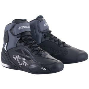 Botas de moto Alpinestars Faster-3 Drystar Negro-Gris Oscuro