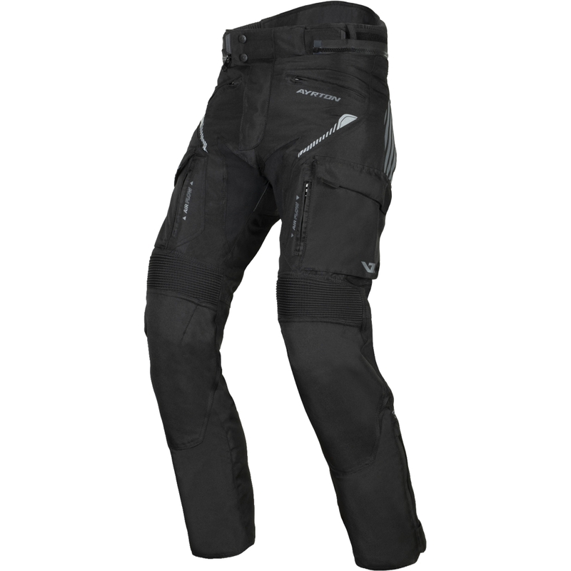 Pantalones cortos de moto Ayrton Rally II negro-gris