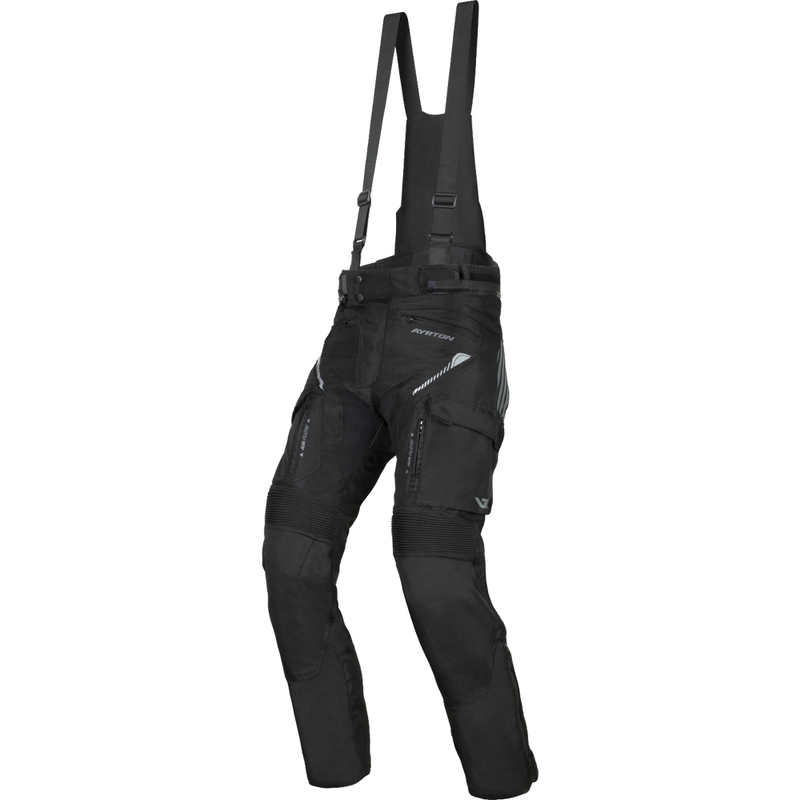 Pantalones cortos de moto Ayrton Rally II negro-gris