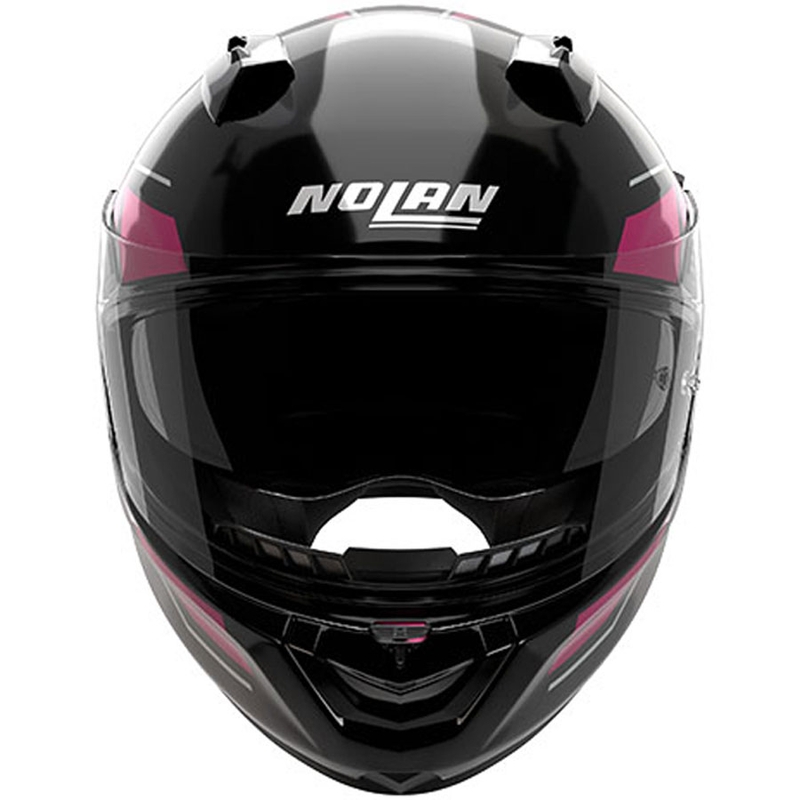 Casco integral de moto Nolan N60-6 Sincrono 354 negro-rosa