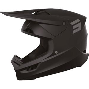 Casco Motocross Shot Furious Solid Negro