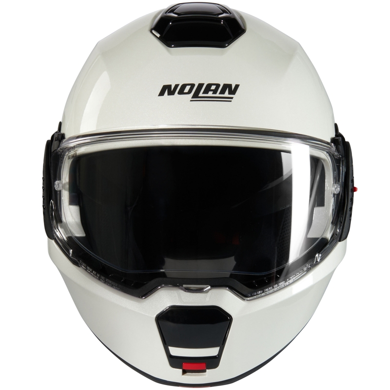 Casco de moto abatible Nolan N120-1 Classico Nobile N-COM 320 blanco