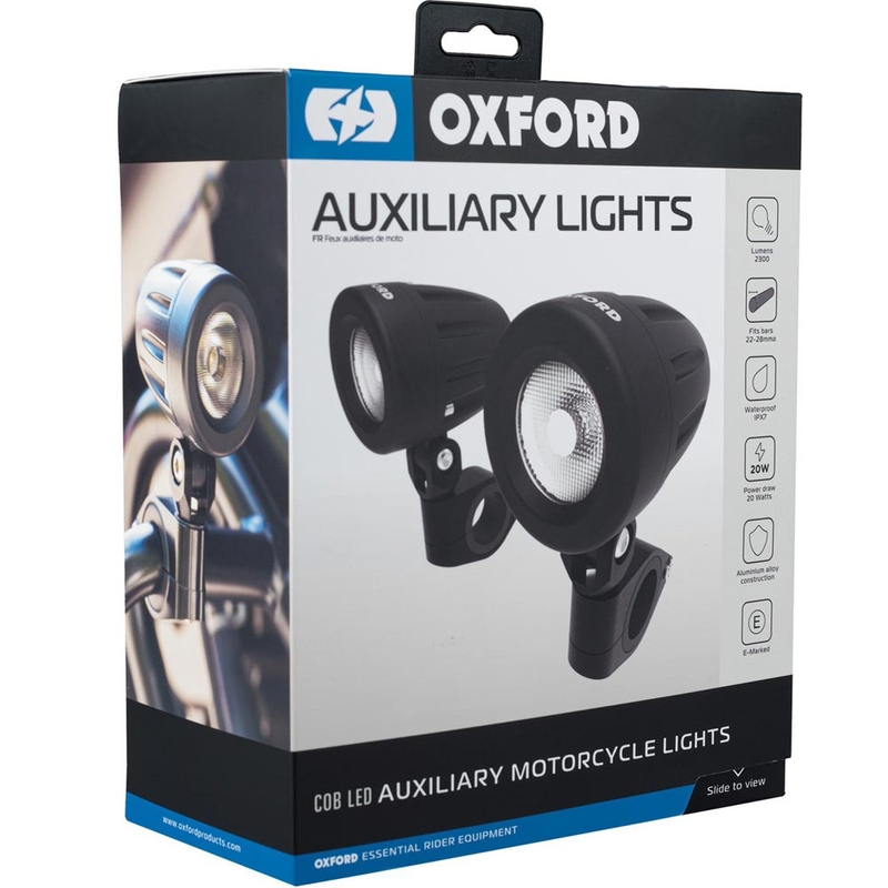 Luces adicionales Oxford 2 piezas negras