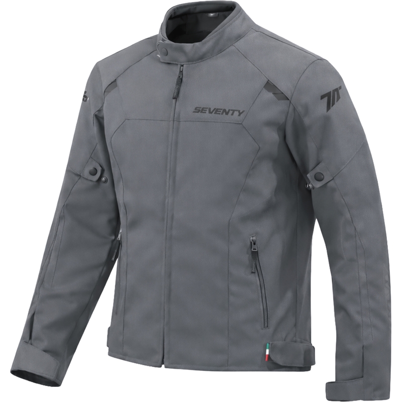 Chaqueta de moto para mujer Seventy Degrees SD-JR67 Piston gris oscuro