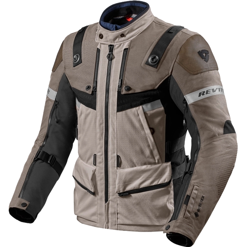Chaqueta de moto Revit Defender 3 GTX marrón-negra