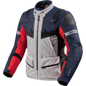 Chaqueta de moto Revit Defender 3 GTX rojo-azul