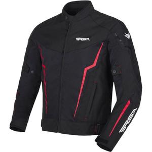 Chaqueta de moto RSA Bolt negro-blanco-rojo
