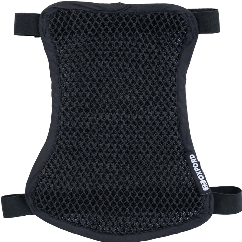 Almohadilla de ventilación sobre el asiento del pasajero y enduro Oxford Cool Seat Pillion And Enduro negro