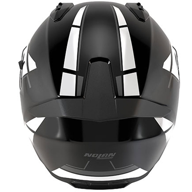 Casco integral de moto Nolan N60-6 Sincrono 353 negro-blanco
