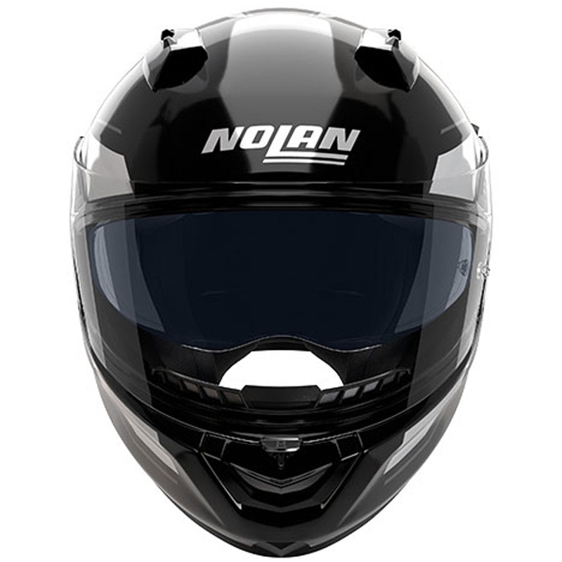 Casco integral de moto Nolan N60-6 Sincrono 353 negro-blanco