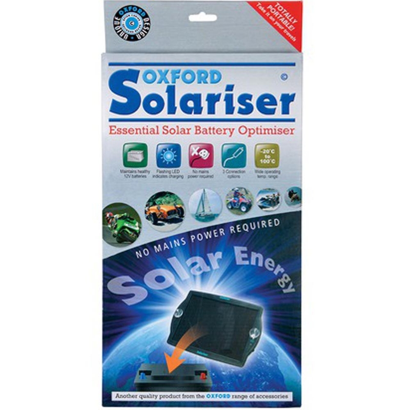 Cargador solar Oxford Solariser de 12 V