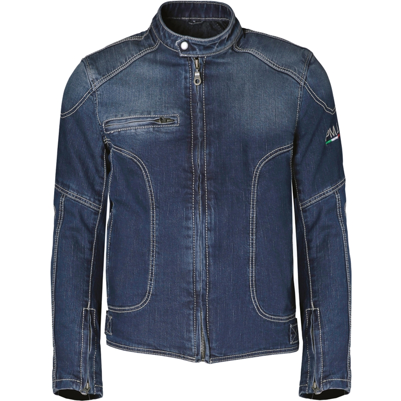Chaqueta de moto PMJ Miami azul liquidación
