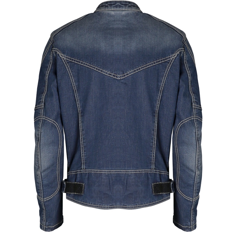Chaqueta de moto PMJ Miami azul liquidación
