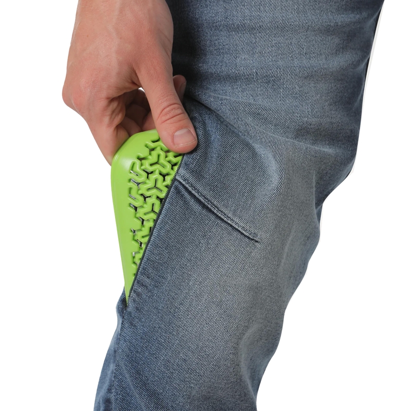 Rodilleras para moto PMJ B-SOFT Unisex verde liquidación
