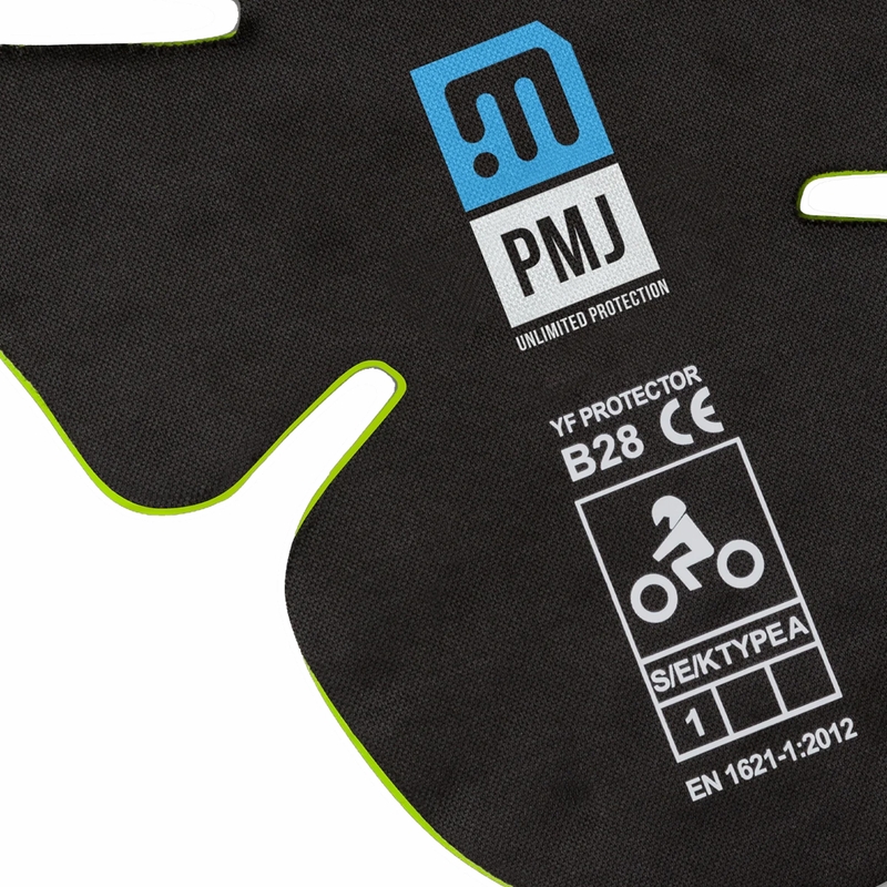 Protectores de hombros y codos para motocicleta PMJ EXA PRO verdes liquidación