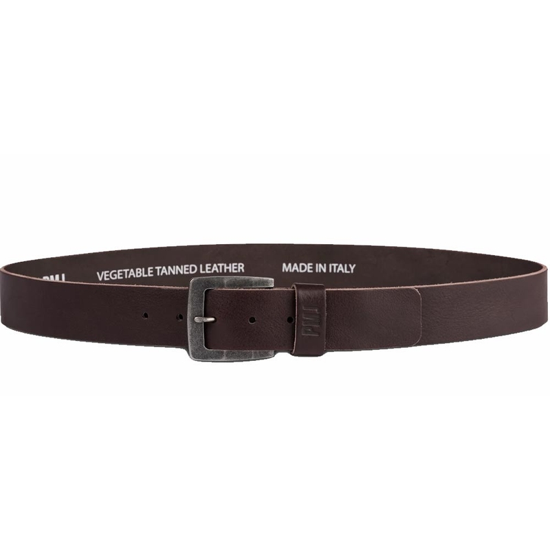 Cinturón de cuero para motocicleta PMJ Leather Belt marrón liquidación