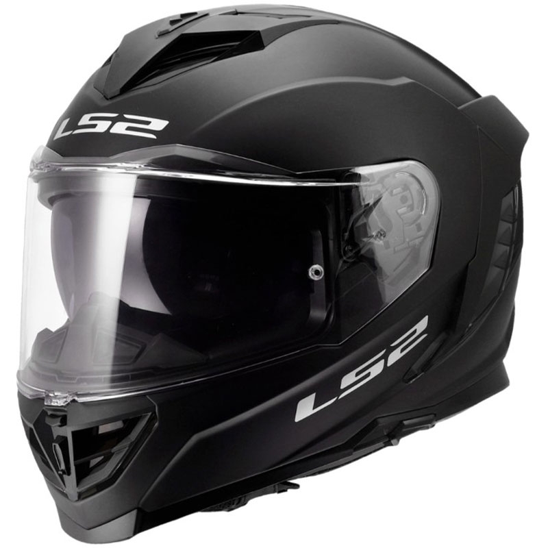 Casco integral de motocicleta LS2 FF818 Storm III Solid negro mate
