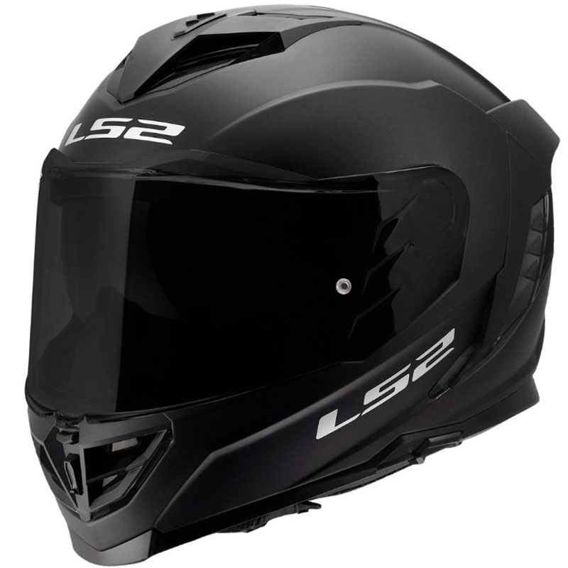 Casco integral de motocicleta LS2 FF818 Storm III Solid negro mate