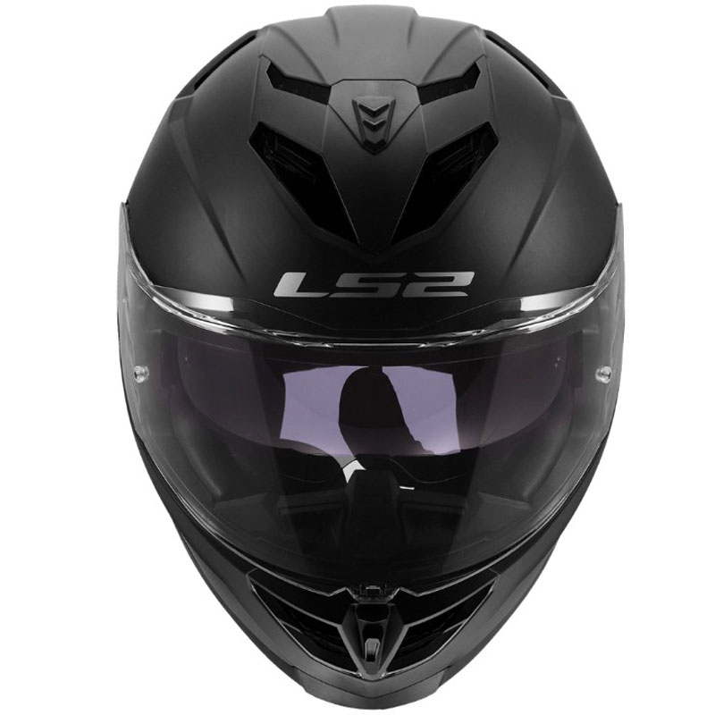 Casco integral de motocicleta LS2 FF818 Storm III Solid negro mate
