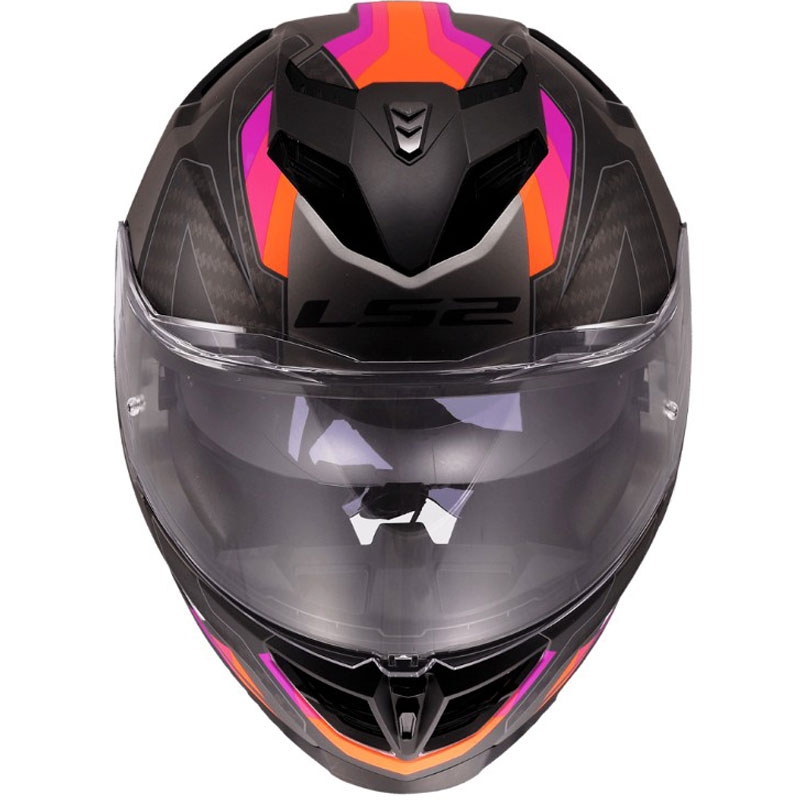 Casco integral de motocicleta LS2 FF818 Storm III Sports gris-morado mate