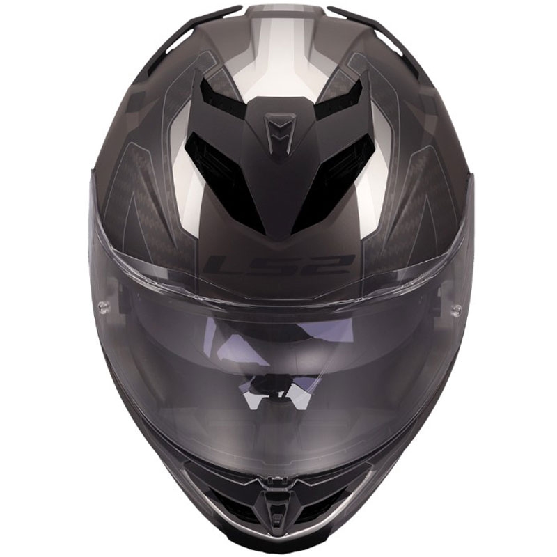 Casco integral de motocicleta LS2 FF818 Storm III Sports negro mate-gris