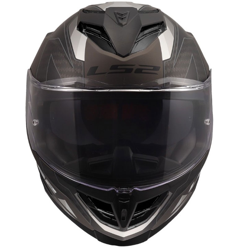 Casco integral de motocicleta LS2 FF818 Storm III Sports negro mate-gris
