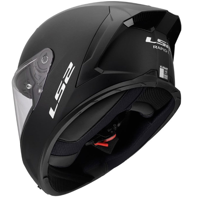 Casco integral de motocicleta LS2 FF820 Rapid III Solid negro mate
