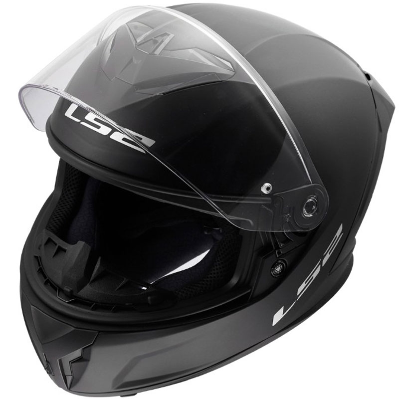 Casco integral de motocicleta LS2 FF820 Rapid III Solid negro mate