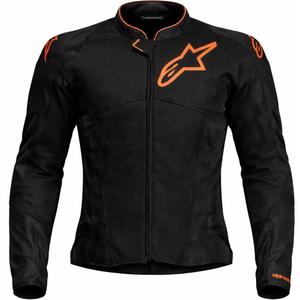 Chaqueta de moto Alpinestars Viper Air V4 negro-rojo fluorescente