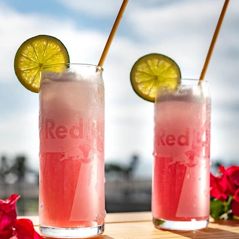 Juego de 2 vasos Red Bull de 250 ml