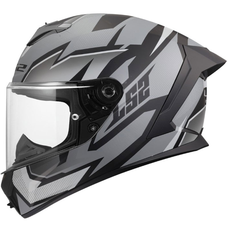 Casco integral de motocicleta LS2 FF820 Rapid III Xtrem negro mate-gris