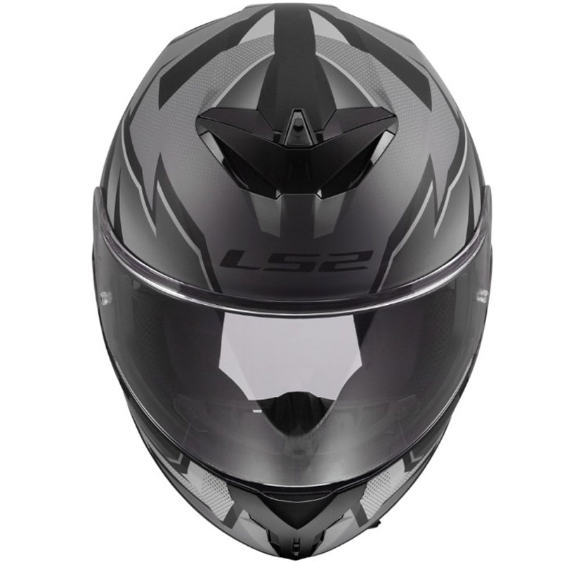 Casco integral de motocicleta LS2 FF820 Rapid III Xtrem negro mate-gris