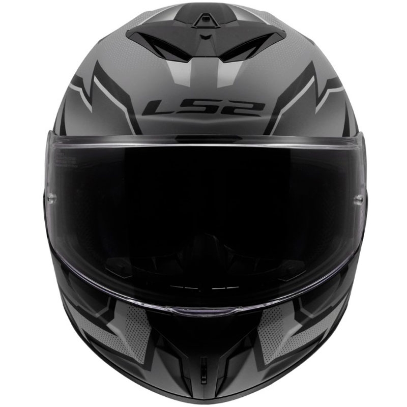 Casco integral de motocicleta LS2 FF820 Rapid III Xtrem negro mate-gris