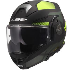 Casco de moto abatible LS2 FF901 Advant X Nova amarillo fluo mate-negro